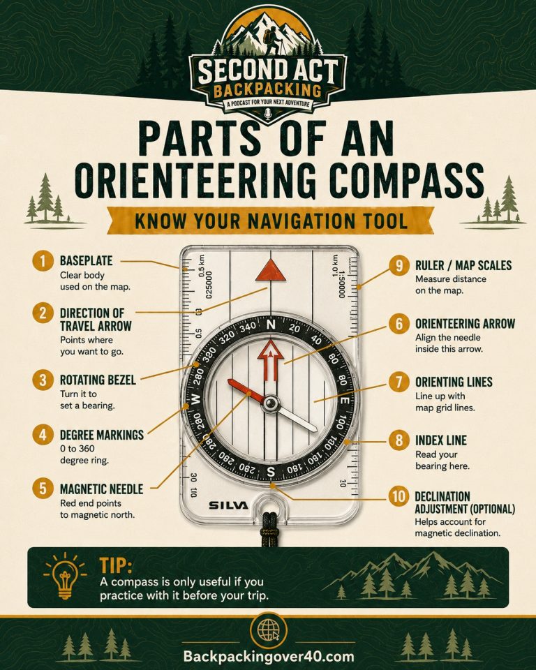 Basic Map and Compass Navigation for Backpackers Over 40