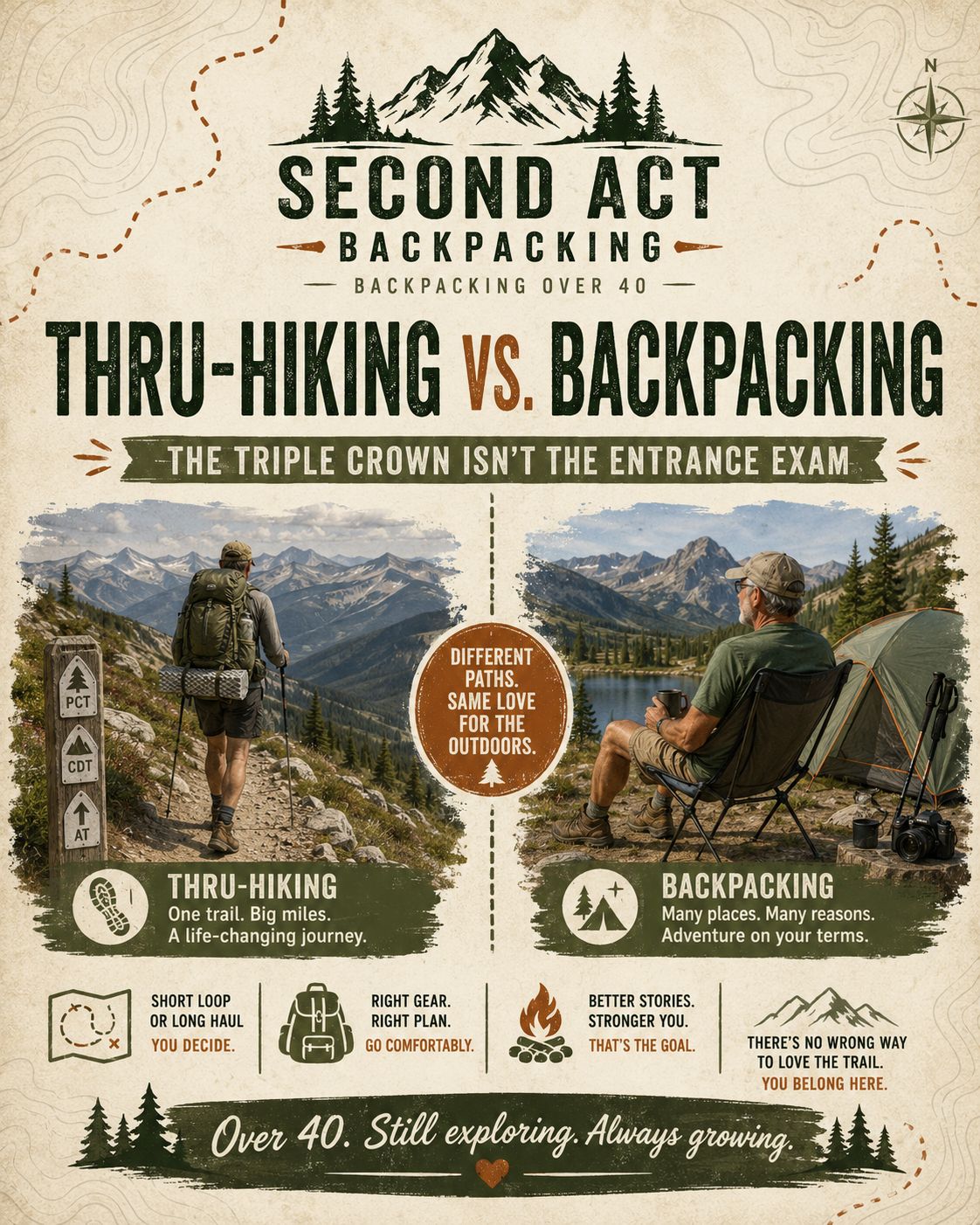 Thru-Hiking vs. Backpacking coverart